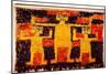 A featherwork tabard from the Nazca/Huari transitional period-Werner Forman-Mounted Giclee Print