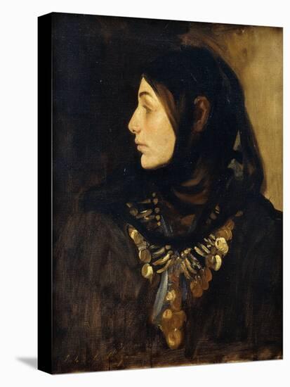 A Fellah Woman-John Singer Sargent-Stretched Canvas