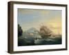 A Felucca off the North African Coast, 1825-Thomas Luny-Framed Giclee Print