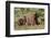 A female African elephant (Loxodonta africana) and calves, Lualenyi, Tsavo, Kenya.-Sergio Pitamitz-Framed Photographic Print