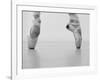 A female ballet dancer-Tetra Studio-Framed Art Print