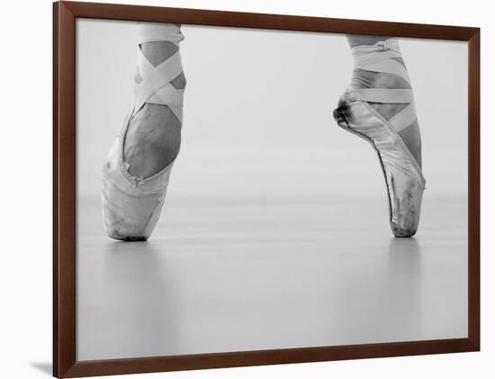 A female ballet dancer-Tetra Studio-Framed Art Print