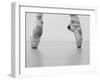 A female ballet dancer-Tetra Studio-Framed Art Print