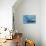 A Female Bowhead Whale Swims with Her Calf Through Ocean Waters-null-Mounted Art Print displayed on a wall