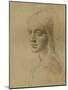 A Female Head, C1472-C1519 (1883)-Leonardo da Vinci-Mounted Giclee Print