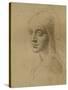 A Female Head, C1472-C1519 (1883)-Leonardo da Vinci-Stretched Canvas