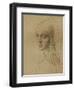 A Female Head, C1472-C1519 (1883)-Leonardo da Vinci-Framed Giclee Print