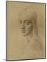 A Female Head, C1472-C1519 (1883)-Leonardo da Vinci-Mounted Giclee Print