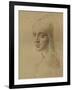 A Female Head, C1472-C1519 (1883)-Leonardo da Vinci-Framed Giclee Print