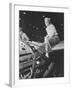 A Female Riveter Working on the Fabrication of an Airplane-Stocktrek Images-Framed Photographic Print