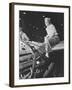 A Female Riveter Working on the Fabrication of an Airplane-Stocktrek Images-Framed Photographic Print