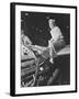 A Female Riveter Working on the Fabrication of an Airplane-Stocktrek Images-Framed Photographic Print