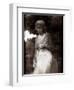 A Female Statue in Cemetery-Clive Nolan-Framed Photographic Print