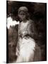 A Female Statue in Cemetery-Clive Nolan-Mounted Photographic Print