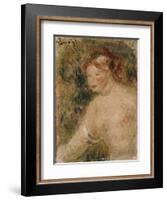 A Female Torso, 1910-Pierre-Auguste Renoir-Framed Giclee Print