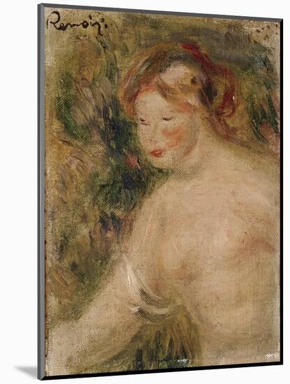 A Female Torso, 1910-Pierre-Auguste Renoir-Mounted Giclee Print