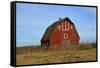 A Fence and Weeds Surround an Empty Barn-fiskness-Framed Stretched Canvas