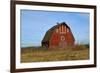 A Fence and Weeds Surround an Empty Barn-fiskness-Framed Photographic Print