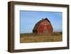 A Fence and Weeds Surround an Empty Barn-fiskness-Framed Photographic Print