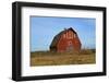 A Fence and Weeds Surround an Empty Barn-fiskness-Framed Photographic Print