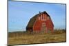 A Fence and Weeds Surround an Empty Barn-fiskness-Mounted Photographic Print