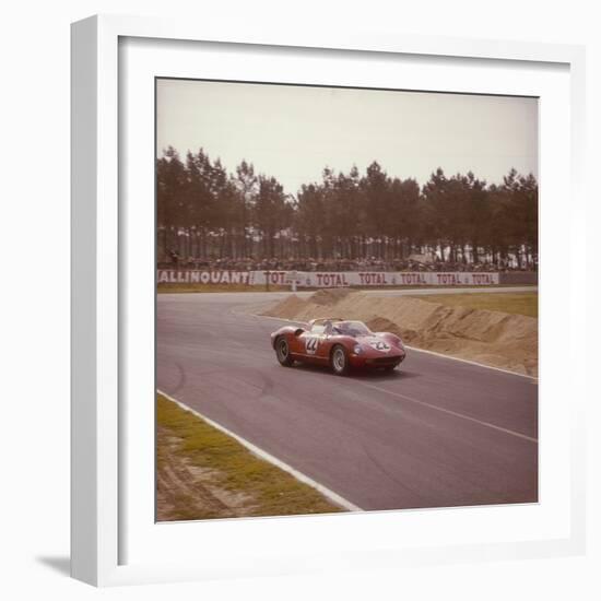 A Ferrari 250 P at Le Mans, France, 1963-null-Framed Photographic Print