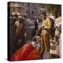 A Ferrari Team Member Filling a Car with Fuel, Monaco Grand Prix, Monte Carlo, 1963-null-Stretched Canvas