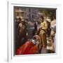 A Ferrari Team Member Filling a Car with Fuel, Monaco Grand Prix, Monte Carlo, 1963-null-Framed Photographic Print