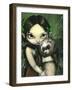 A Ferret and his Fairy-Jasmine Becket-Griffith-Framed Art Print