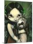 A Ferret and his Fairy-Jasmine Becket-Griffith-Mounted Art Print