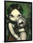 A Ferret and his Fairy-Jasmine Becket-Griffith-Framed Art Print