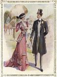 He: Frock Coat Top Hat Grey Trousers Cravat Buttonhole-A. Ferro-Art Print