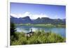 A Ferry Boat on Wolfgangsee Lake, St. Wolfgang, Austria, Europe,-Neil Farrin-Framed Photographic Print