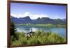 A Ferry Boat on Wolfgangsee Lake, St. Wolfgang, Austria, Europe,-Neil Farrin-Framed Photographic Print
