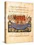 A Ferry (Folio From An Arabic Translation of the Materia Medica-null-Stretched Canvas