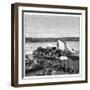 A Ferry on the Vaal River, Transvaal, South Africa, C1890-null-Framed Giclee Print