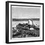 A Ferry on the Vaal River, Transvaal, South Africa, C1890-null-Framed Giclee Print