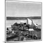A Ferry on the Vaal River, Transvaal, South Africa, C1890-null-Mounted Giclee Print