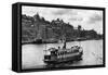 A Ferry on the Way to the Island of Djurgarden, Stockholm, Sweden, C1923-null-Framed Stretched Canvas