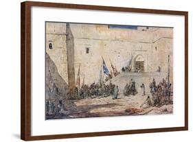 'A Festival Day', c1910-Marius Bauer-Framed Giclee Print