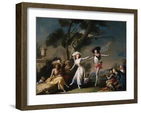 A Festival (The Bolero), Ca. 1785-Jose Camaron Boronat-Framed Giclee Print