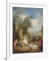 A Fete Champetre During the Grape Harvest-Jean-Baptiste Joseph Pater-Framed Giclee Print