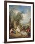 A Fete Champetre During the Grape Harvest-Jean-Baptiste Joseph Pater-Framed Giclee Print