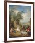 A Fete Champetre During the Grape Harvest-Jean-Baptiste Joseph Pater-Framed Giclee Print