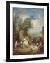 A Fete Champetre During the Grape Harvest-Jean-Baptiste Joseph Pater-Framed Giclee Print