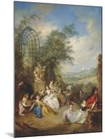 A Fete Champetre During the Grape Harvest-Jean-Baptiste Joseph Pater-Mounted Giclee Print