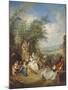 A Fete Champetre During the Grape Harvest-Jean-Baptiste Joseph Pater-Mounted Giclee Print