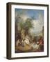 A Fete Champetre During the Grape Harvest-Jean-Baptiste Joseph Pater-Framed Giclee Print