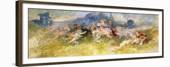 A Fete Champetre-Jules Chéret-Framed Premium Giclee Print