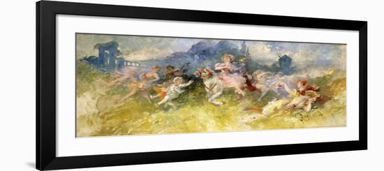 A Fete Champetre-Jules Chéret-Framed Premium Giclee Print